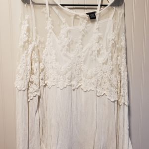 Torrid white blouse
